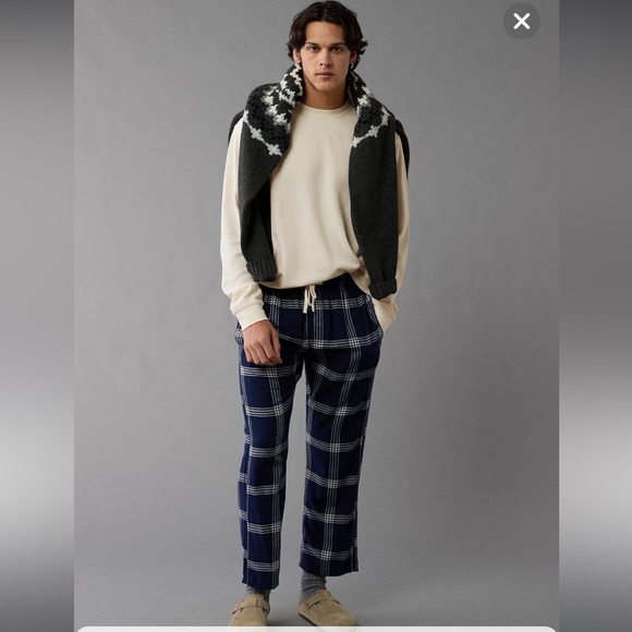 NWT AE Ribbed Long Sleeve Thermal T-shirt, Size XL - Picture 2 of 8